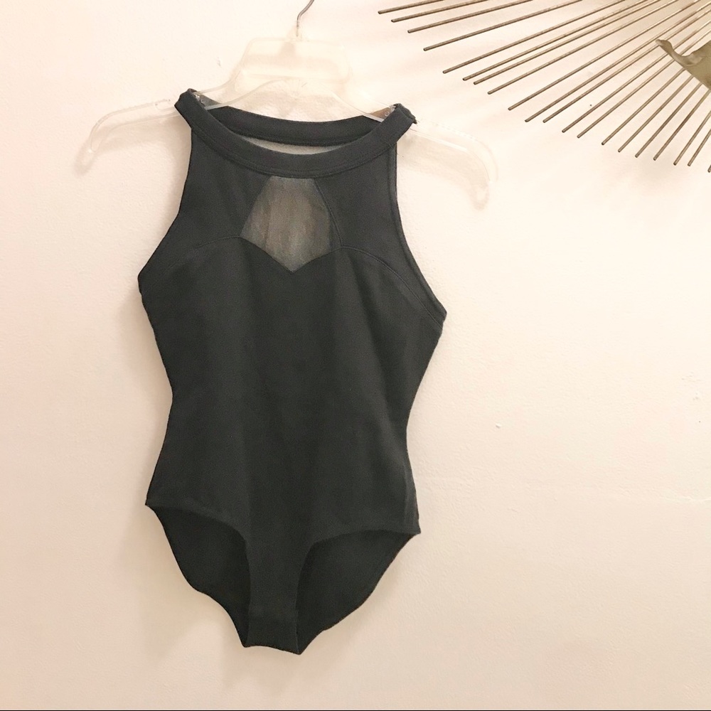 VTG Black Bodysuit Size L